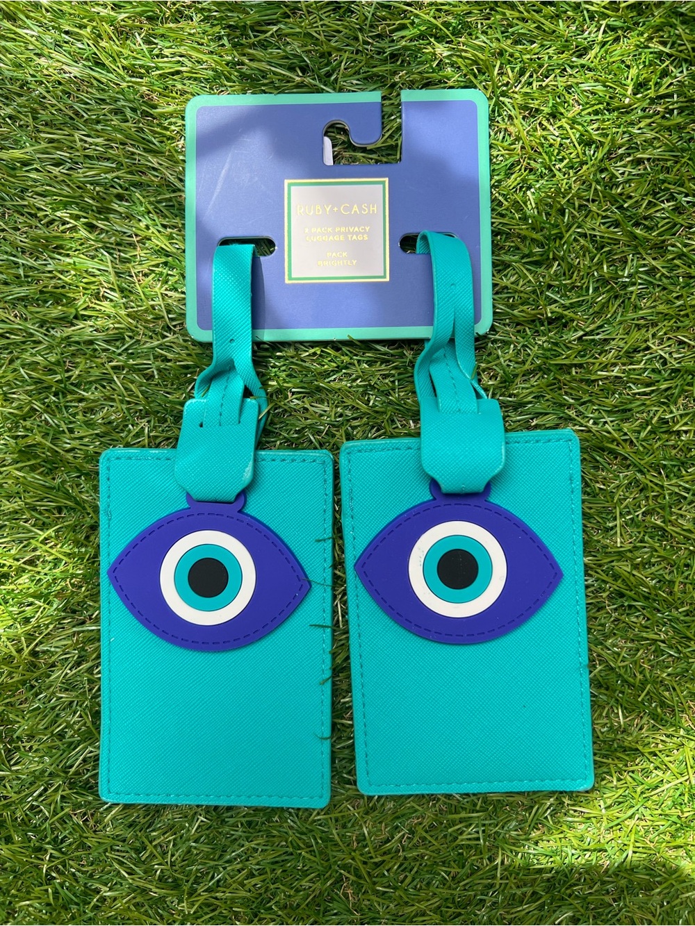 Evil Eye Luggage Tag Set  2pcs